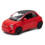 KINSMART Auto model 1:28 FIAT 500e kov zpětný chod 12cm 4 barvy