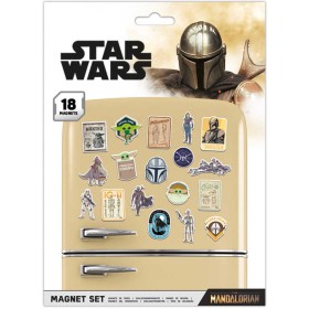 Magnetky Hvězdné Války Star Wars Mandalorian set 18ks na kov