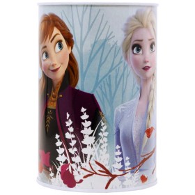 Pokladnička válec Frozen 2 (Ledové Království) 15cm dětská kasička plechová