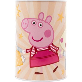 Pokladnička válec prasátko Peppa Pig 15cm dětská kasička plechová