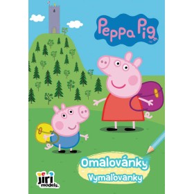 JIRI MODELS Omalovánky A5 Prasátko Peppa Pig výlet