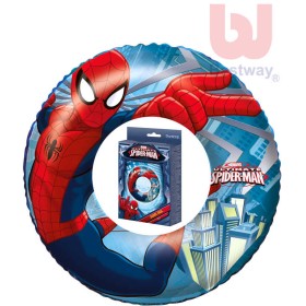 BESTWAY Dětský kruh nafukovací 56cm plavací kolo do vody Spiderman 98003