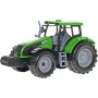 Traktor plastový 20cm zemědělský stroj na setrvačník 3 barvy