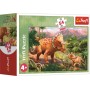 TREFL PUZZLE Úžasní dinosauři mini 20x13cm skládačka 54 dílků 4 druhy