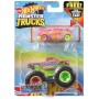 MATTEL HOT WHEELS Set auto Monster Trucks + angličák různé druhy kov